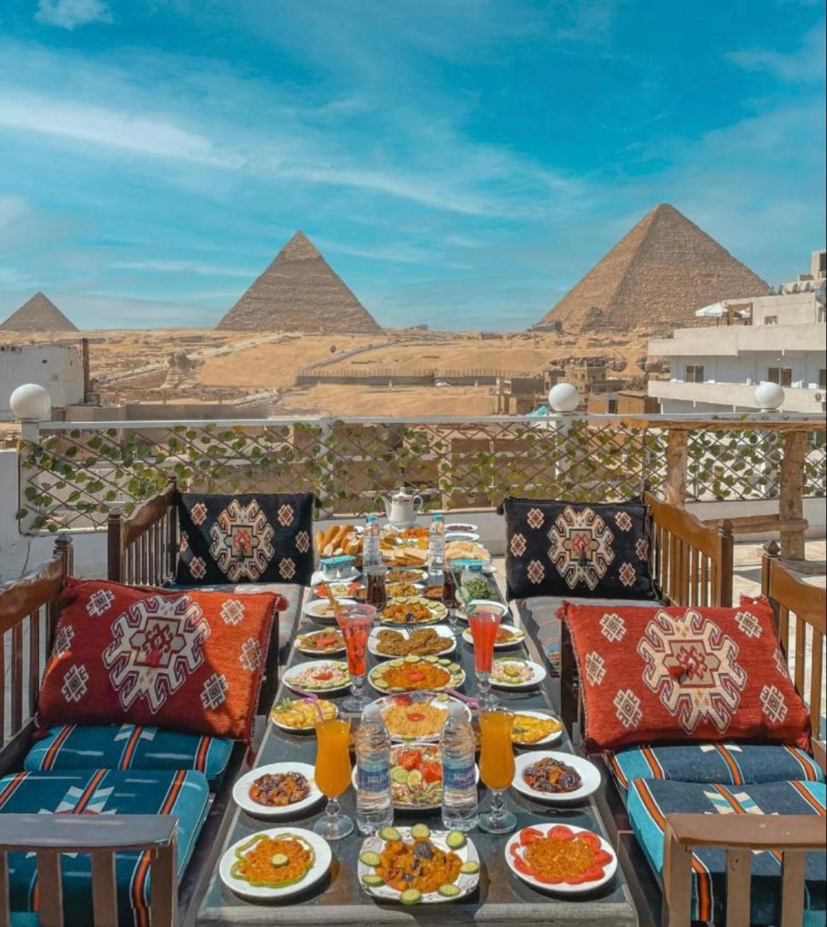 Jimmy Pyramids Hotel Kafret el-Gabal Kültér fotó
