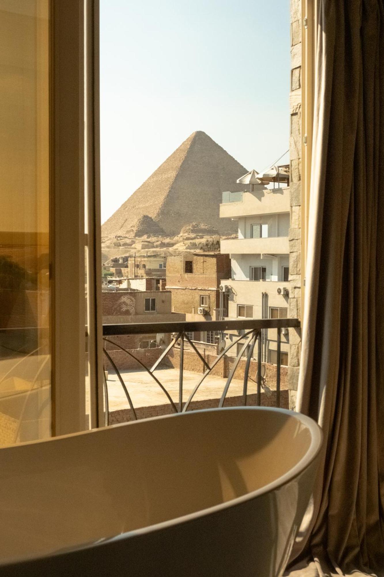 Jimmy Pyramids Hotel Kafret el-Gabal Kültér fotó